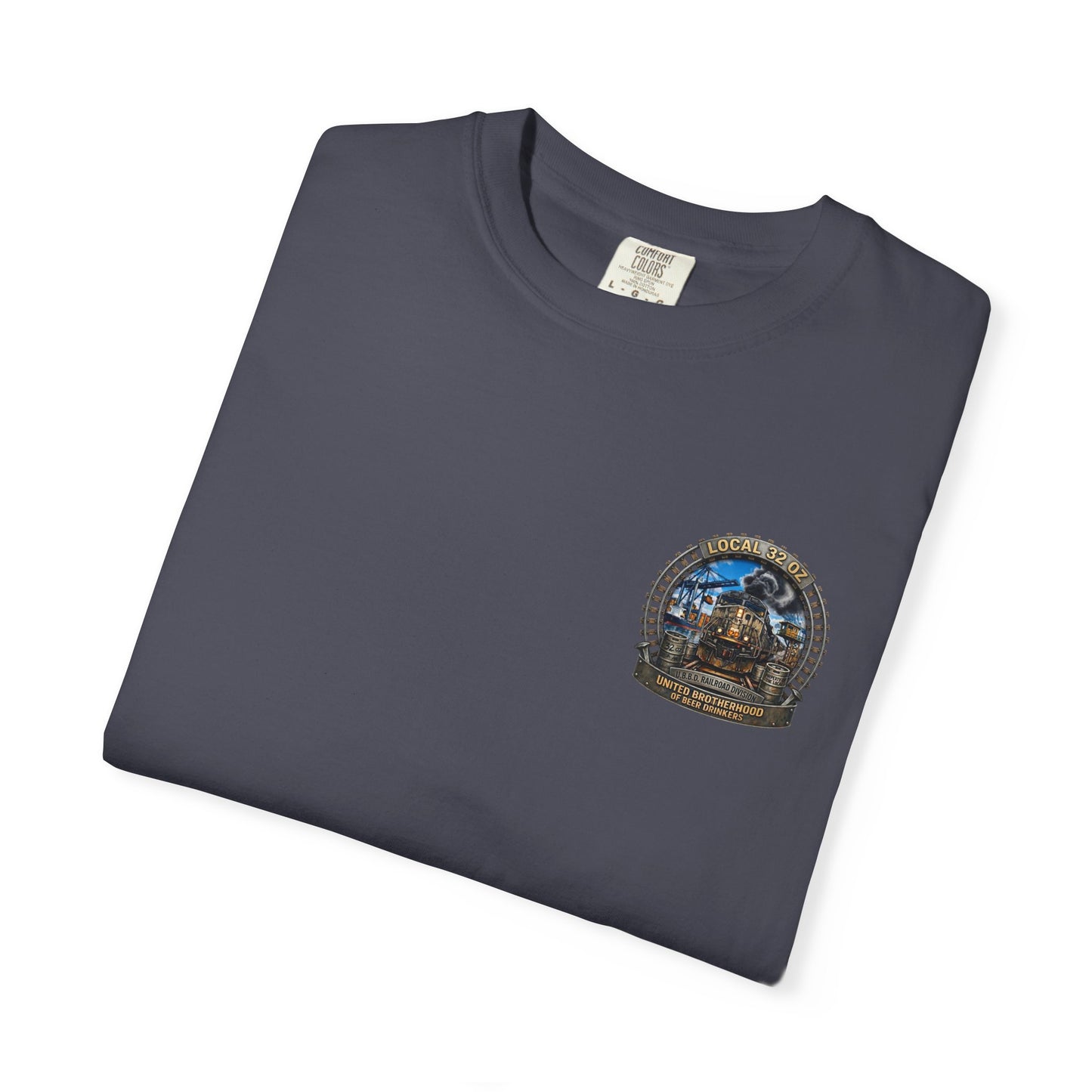 Railroad T-Shirt — "Local 32 Oz" Vintage Railroad Brotherhood Tee