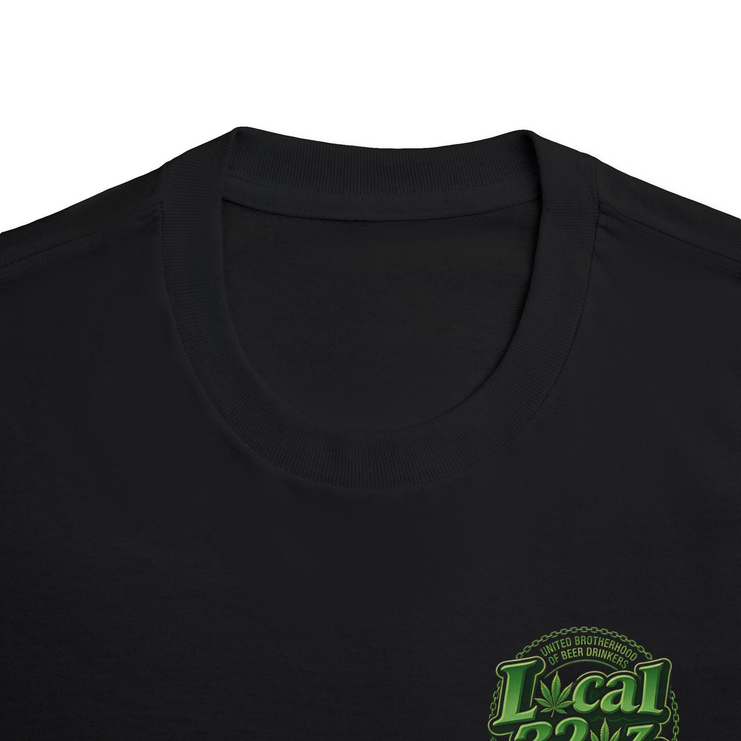 Growers Division T-Shirt – "Local 32 Oz" Cannabis & Craft Beer Graphic Tee