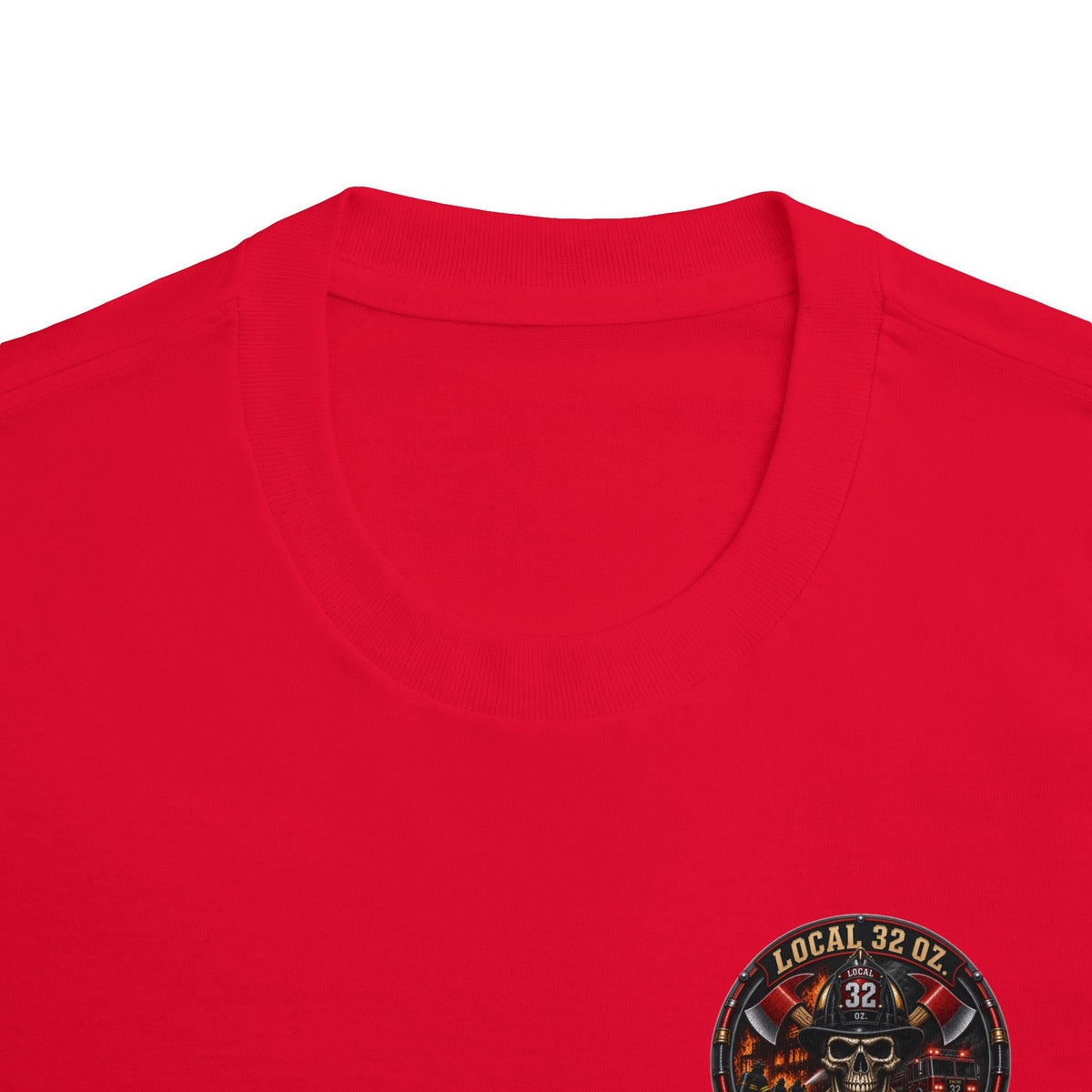Firefighter Division Skull Tee — Local 32 Firefighters Division Graphic Tee