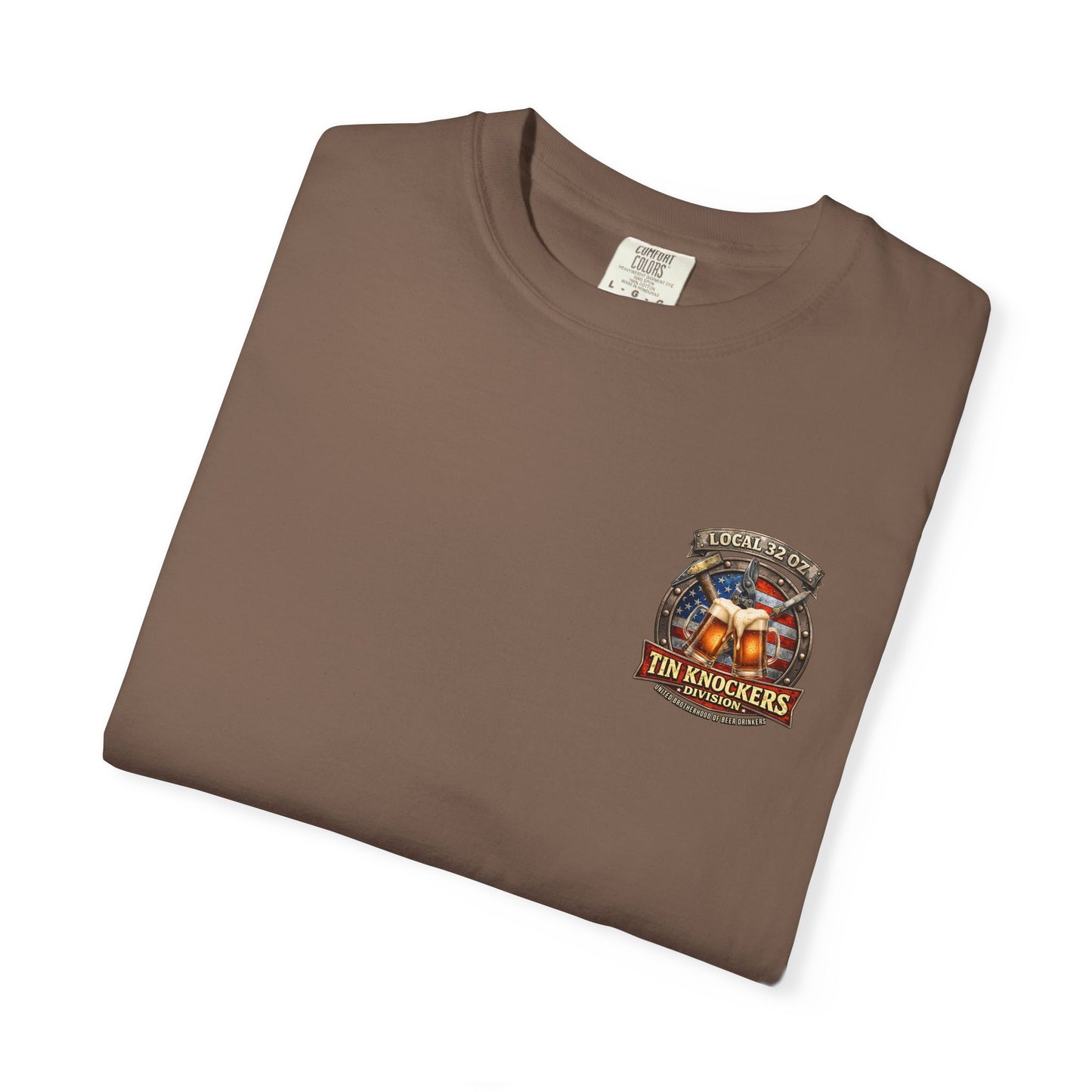 Tin Knockers Division T-Shirt — Local 32 oz.