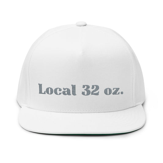 Embroidered Flat Bill Cap