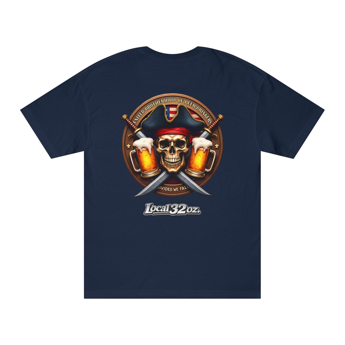Local 32 oz. Pirate Tee. Heavy cotton American Apparel.