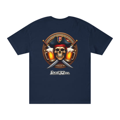 Local 32 oz. Pirate Tee. Heavy cotton American Apparel.