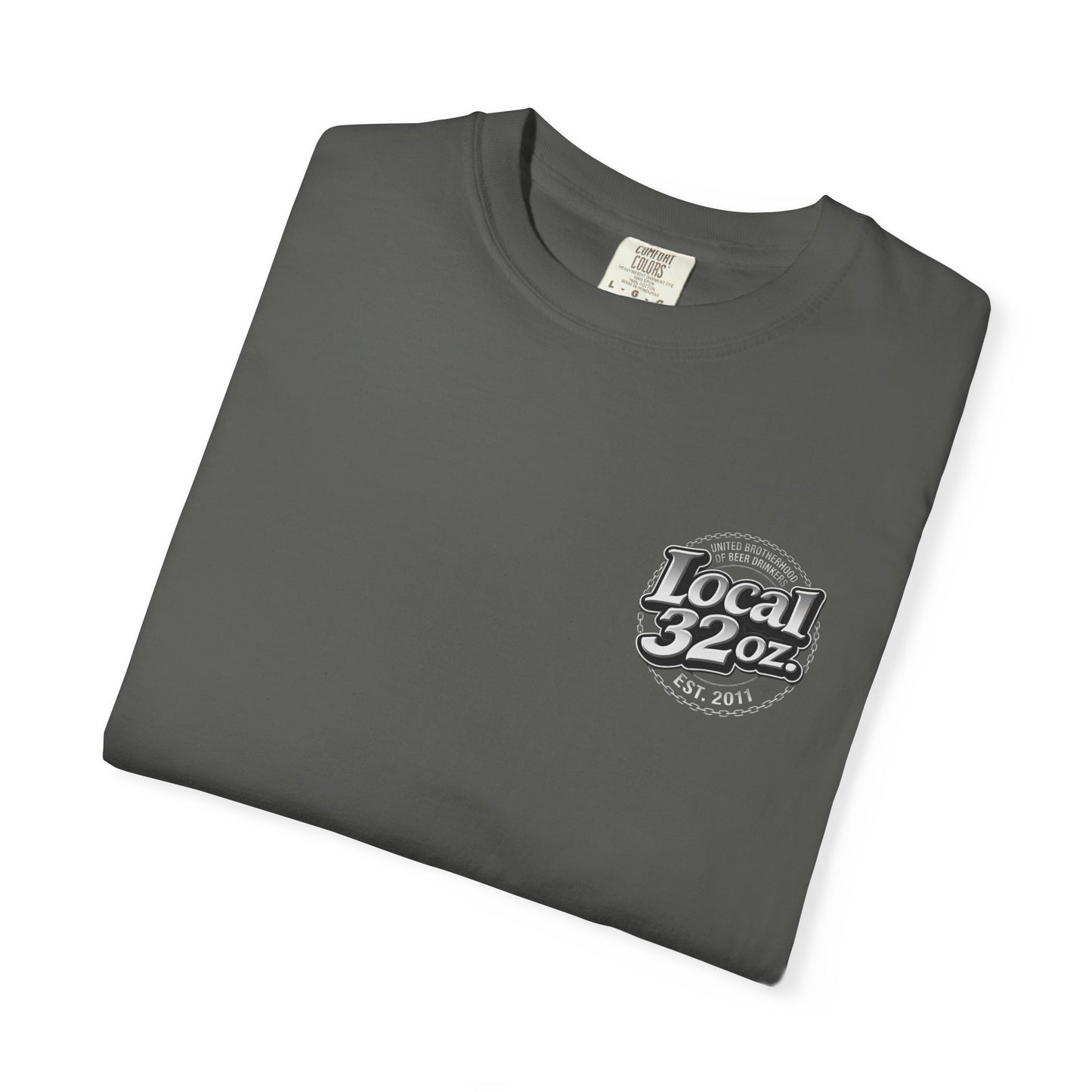 Local 32oz Captains Division Graphic Tee. Heavy Cotton