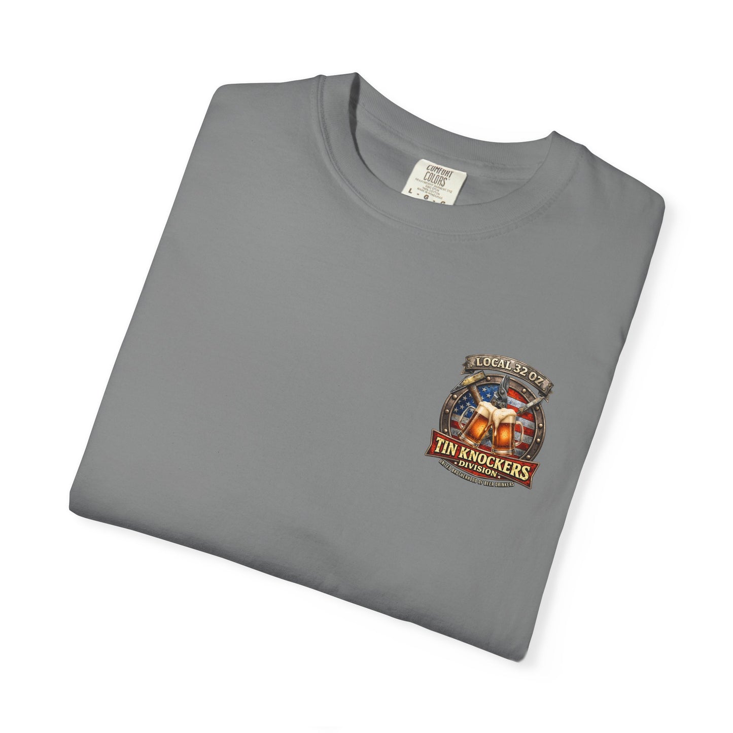 Tin Knockers Division T-Shirt — Local 32 oz.