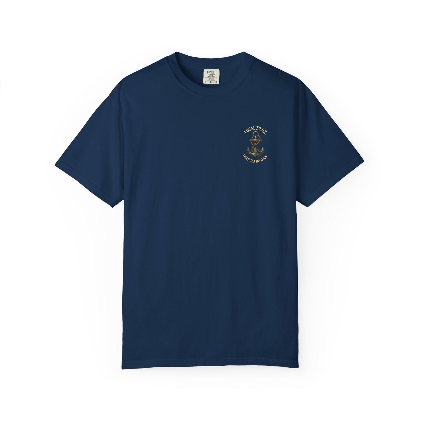 Anchor T-Shirt — "Local 32 oz. Deep Sea Division" Nautical Graphic Tee