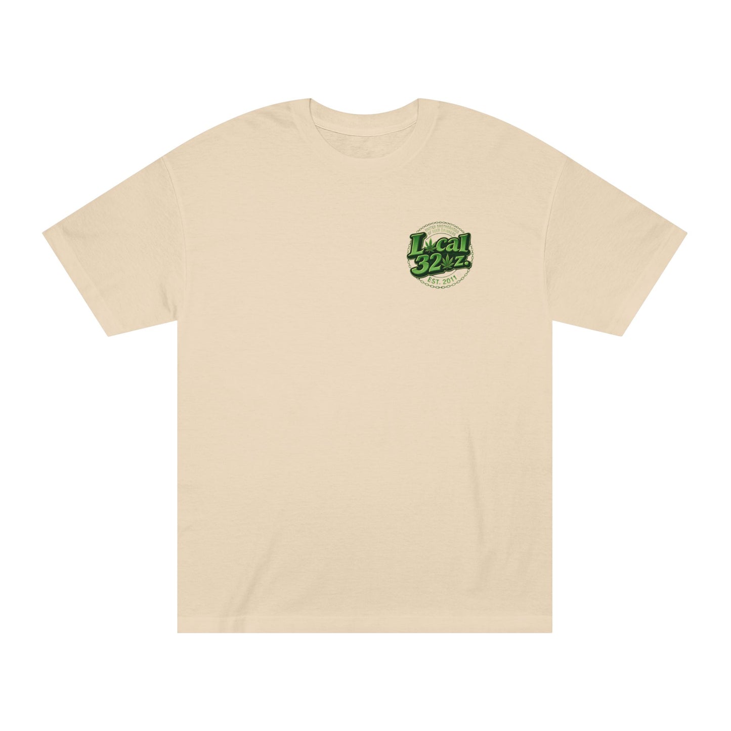Growers Division T-Shirt – "Local 32 Oz" Cannabis & Craft Beer Graphic Tee