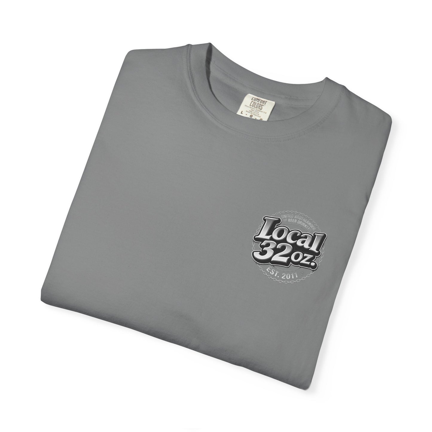 Local 32oz Captains Division Graphic Tee. Heavy Cotton