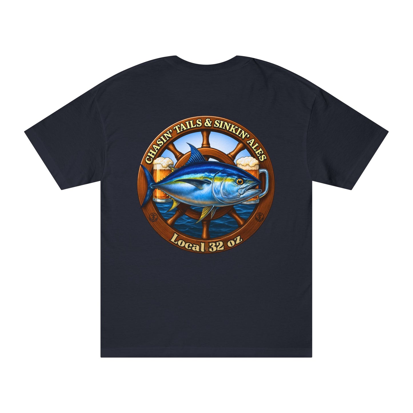 Beer Drinkers Union Heavy Cotton- Fishing and Beer Graphic Design
