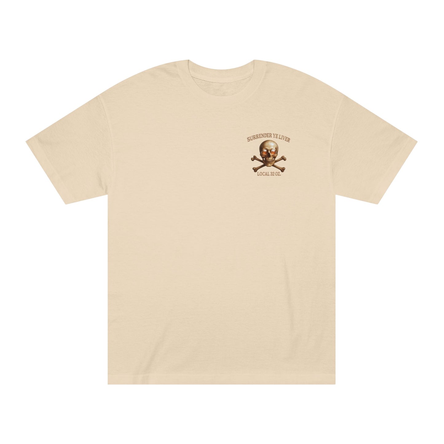 Skull and Bones- Local 32 oz.  Heavy cotton.