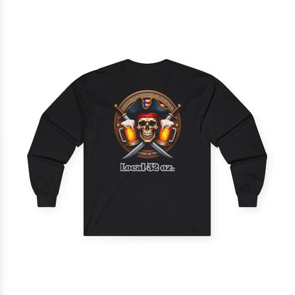 Pirate Theme Long Sleeve Tee - Unisex Cotton