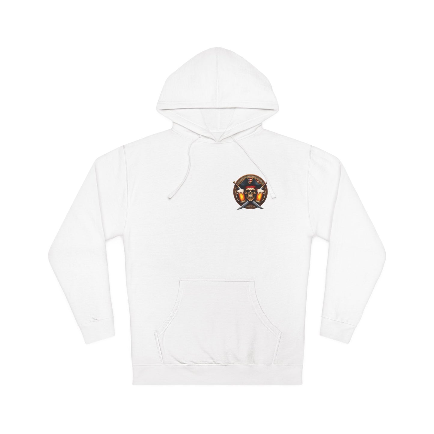 Beer Drinkers Local 32 oz. Pirate Hoodie.