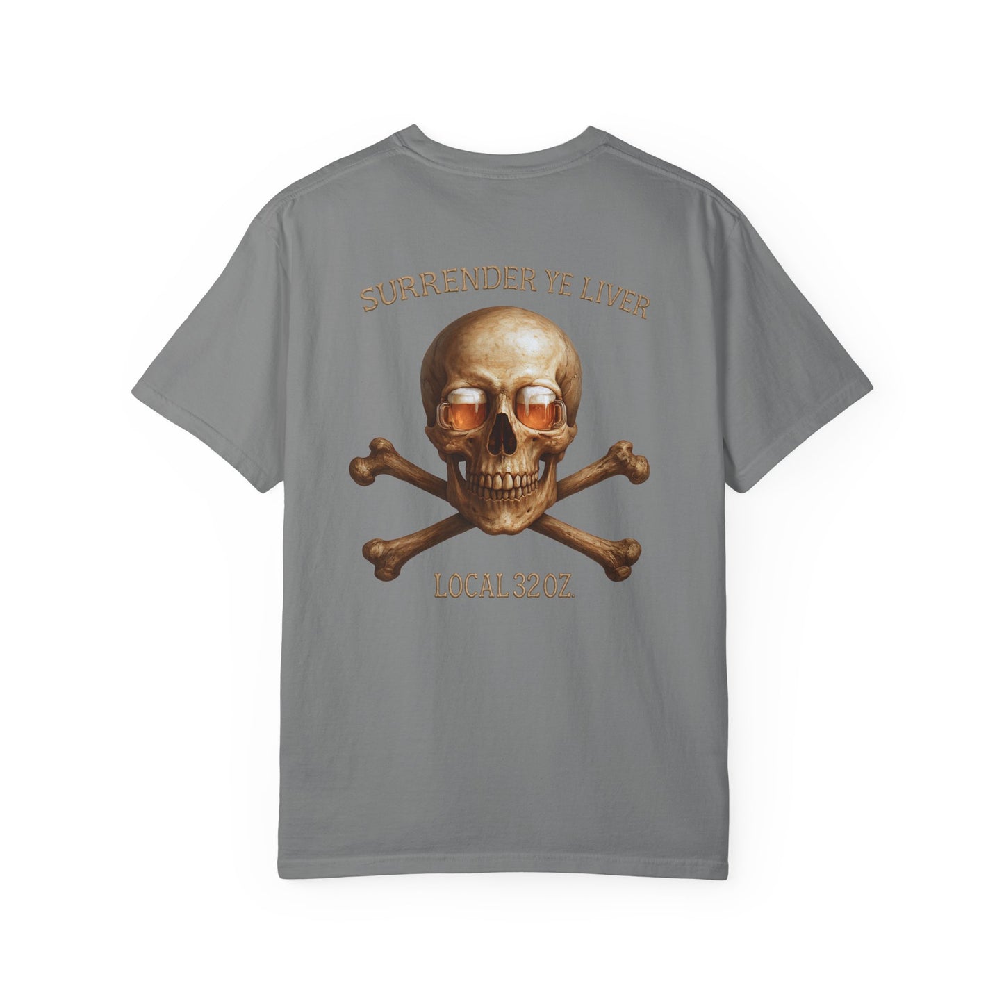 Local 32 oz. Skull and Bones Heavy Cotton