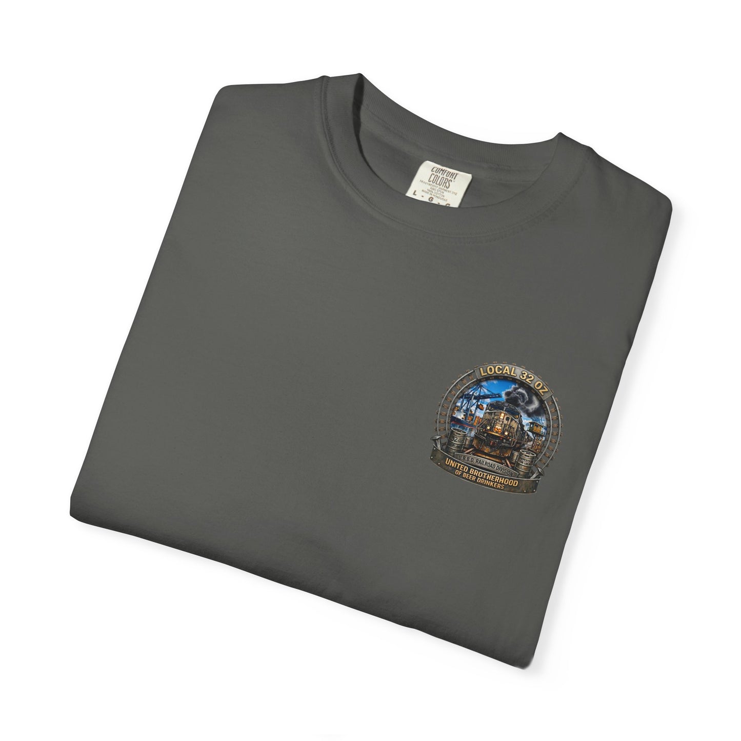 Railroad T-Shirt — "Local 32 Oz" Vintage Railroad Brotherhood Tee