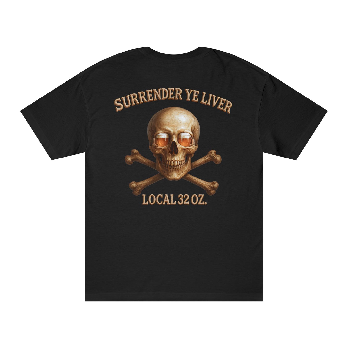 Skull and Bones- Local 32 oz.  Heavy cotton.