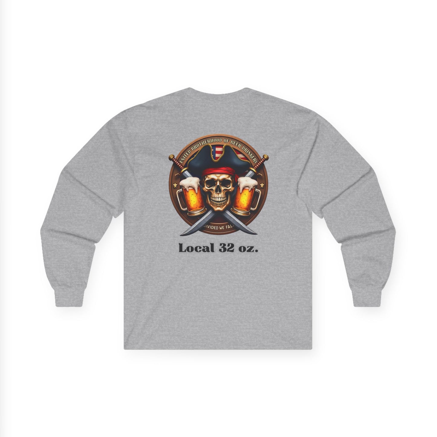 Pirate Theme Long Sleeve Tee - Unisex Cotton