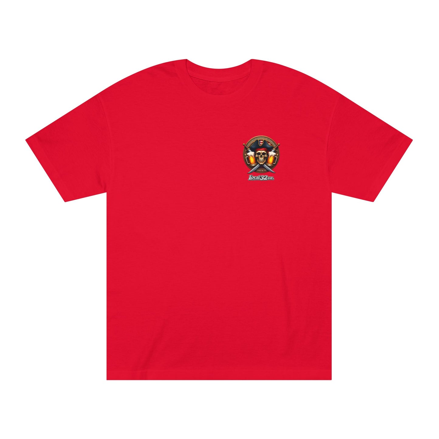 Local 32 oz. Pirate Tee. Heavy cotton American Apparel.