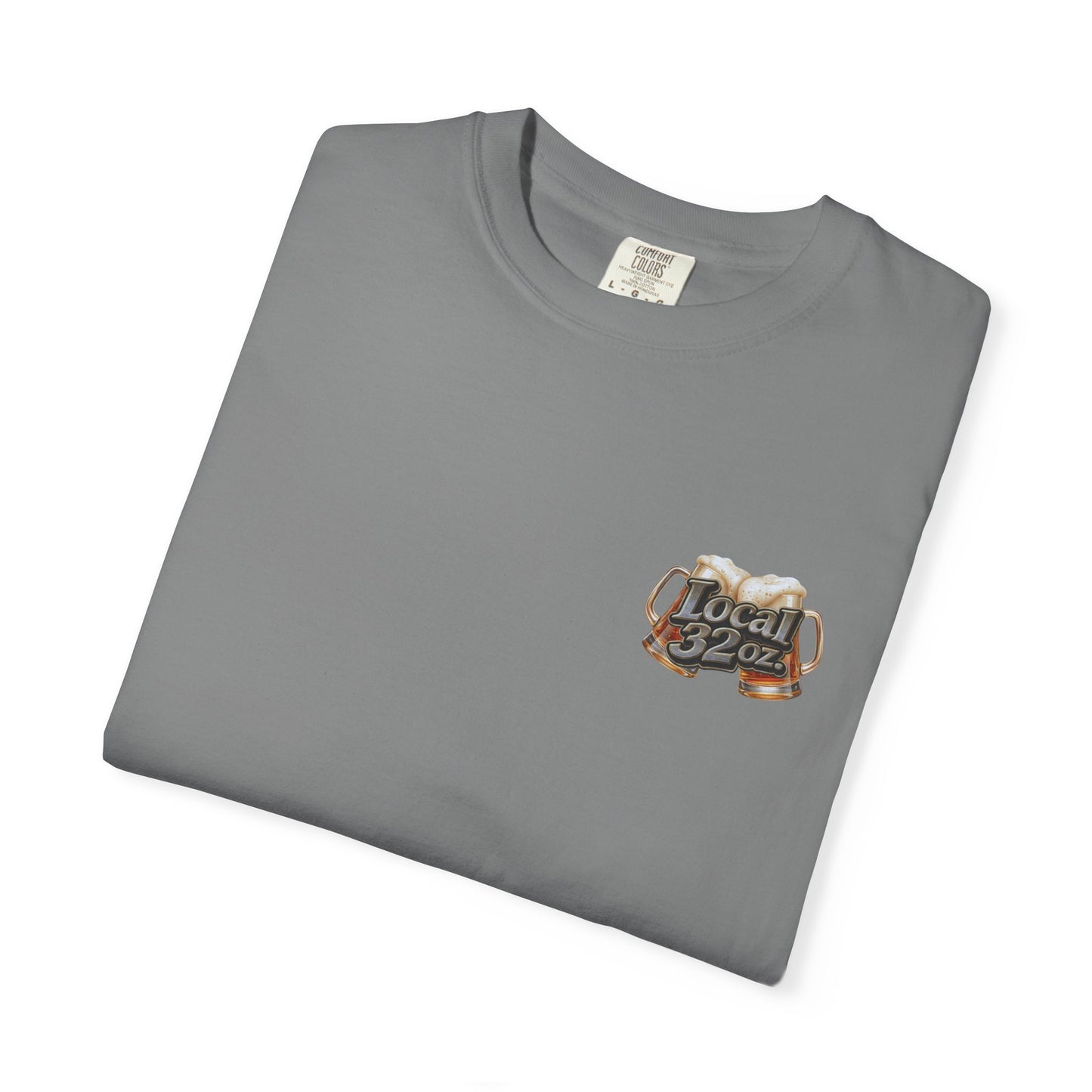 Construction Crew Graphic T-Shirt — "Local 32 oz" Heavy Equipment Design