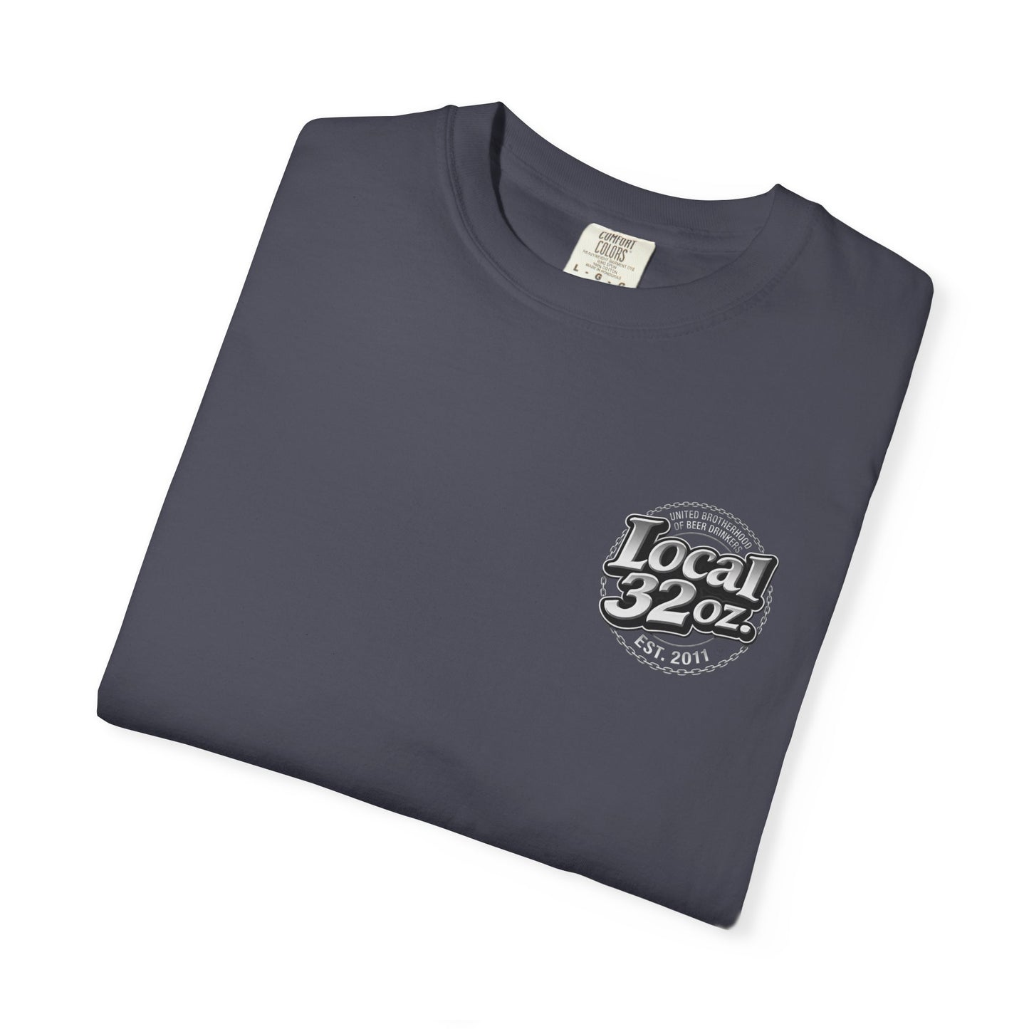 Local 32oz Captains Division Graphic Tee. Heavy Cotton