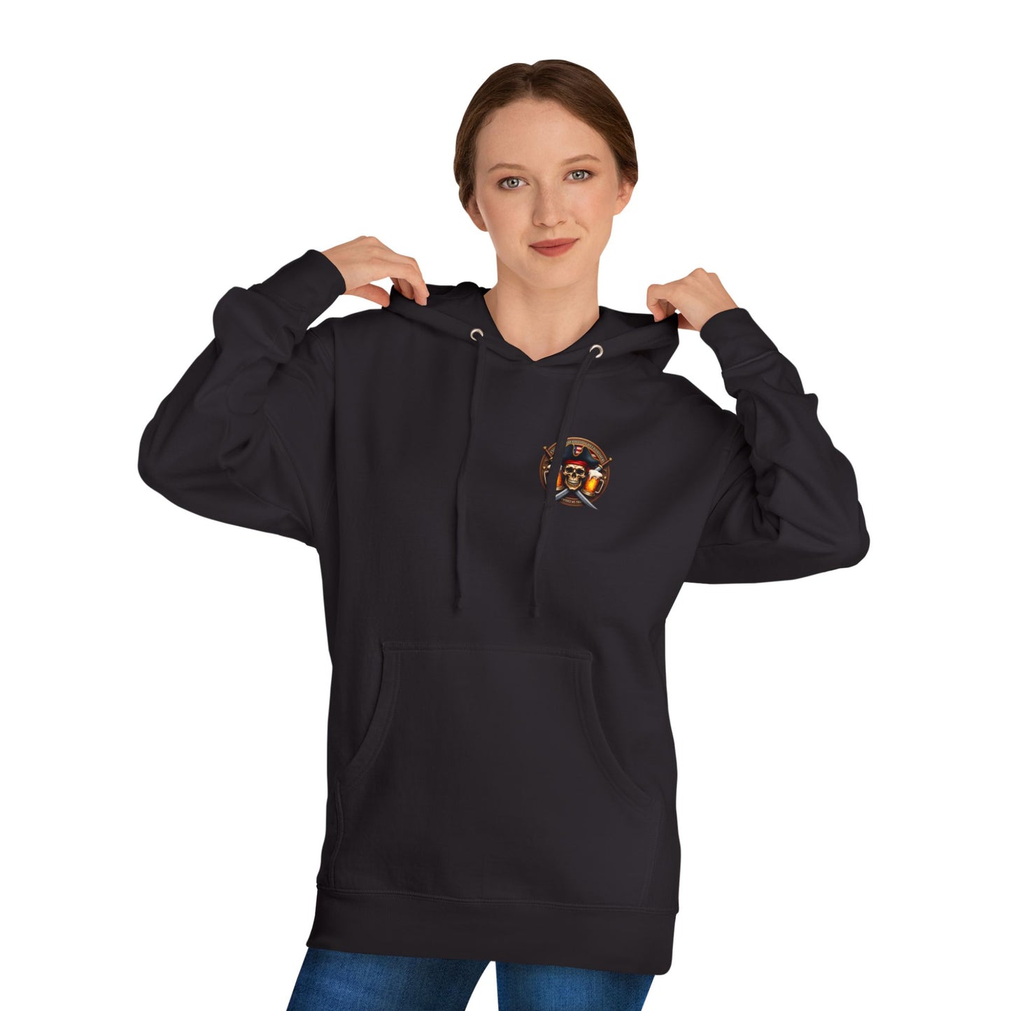 Beer Drinkers Local 32 oz. Pirate Hoodie.