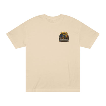 Backhoe Local 32 oz. Construction Tee — "Smells Like Hoe in Here"