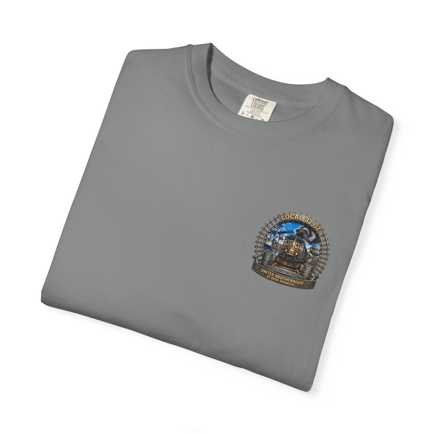 Railroad T-Shirt — "Local 32 Oz" Vintage Railroad Brotherhood Tee
