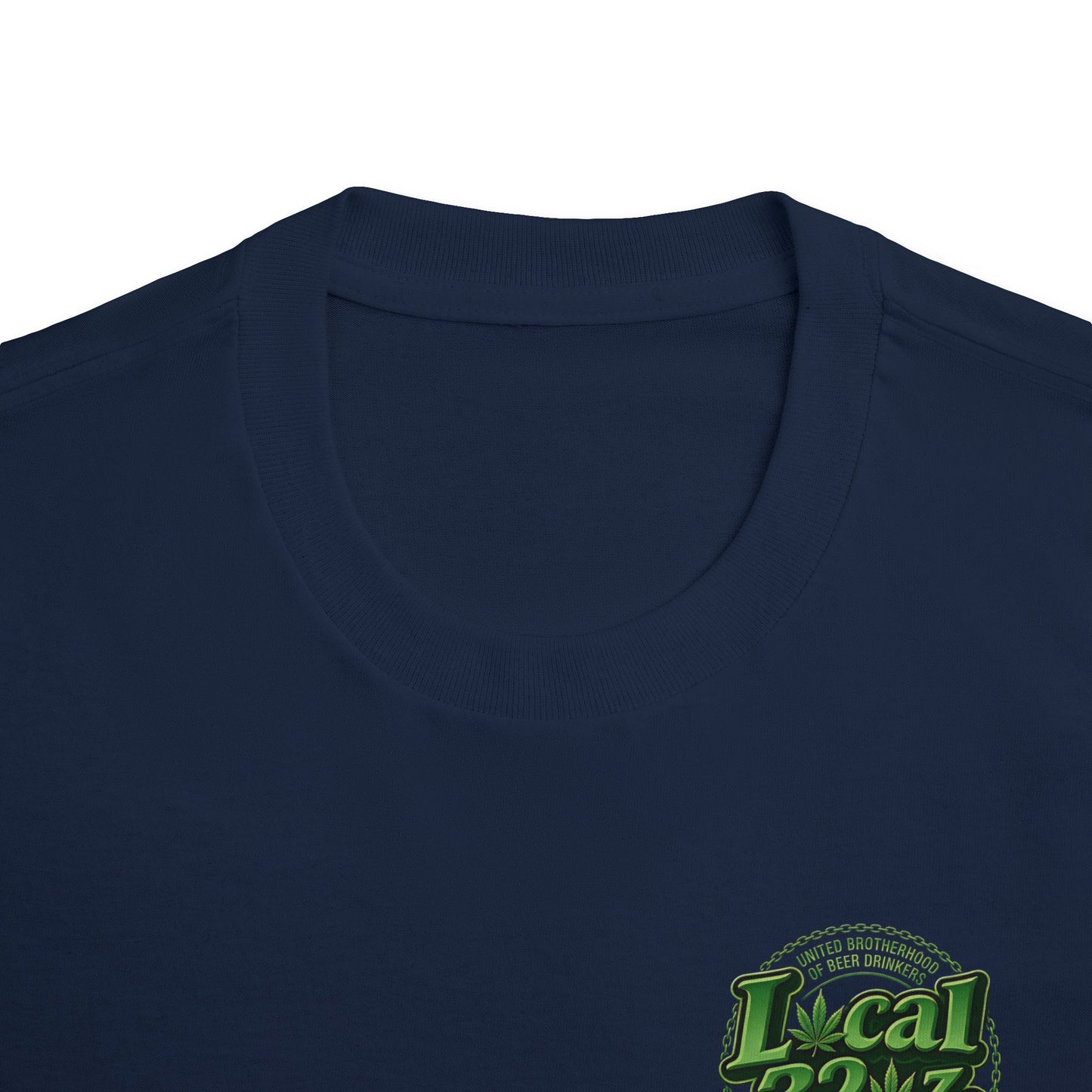 Growers Division T-Shirt – "Local 32 Oz" Cannabis & Craft Beer Graphic Tee