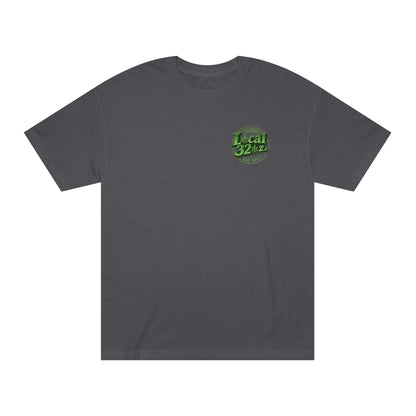 Local 32 oz. Green Cannabis Logo Graphic T-Shirt