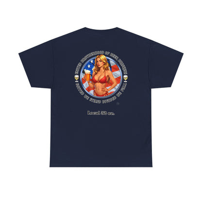 Local 32oz. Beer Drinkers Union Unisex Bikini-N-Beer Tee. Two of your favorite things on one shirt.