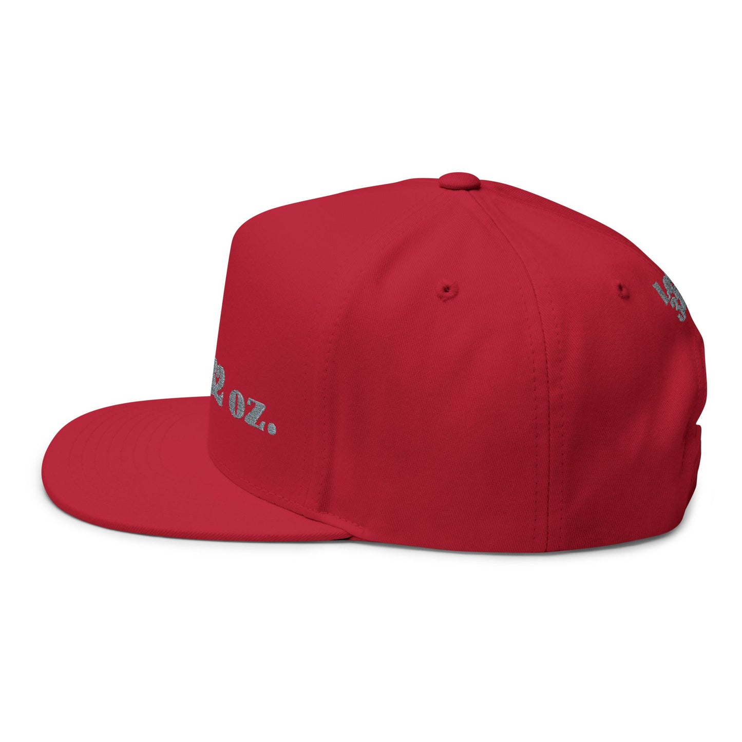 Embroidered Flat Bill Cap