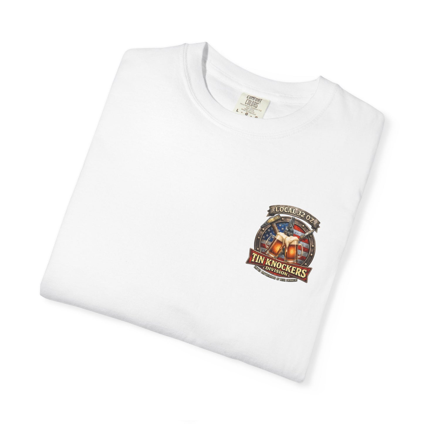Tin Knockers Division T-Shirt — Local 32 oz.