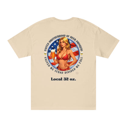 Beer Drinkers Union Local 32 oz Bikini N Beer Heavy Cotton Tee