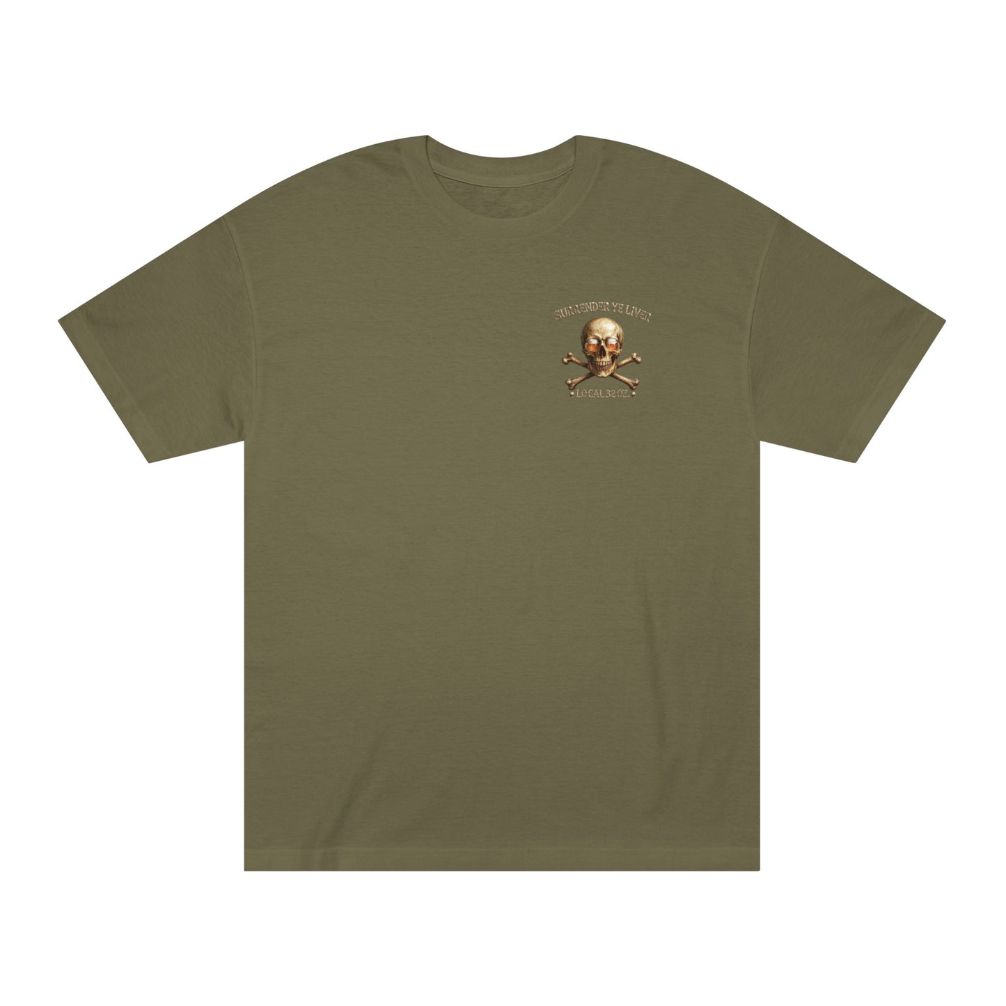 Skull and Bones- Local 32 oz.  Heavy cotton.