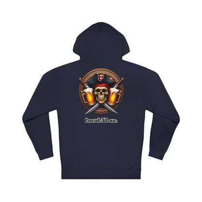 Beer Drinkers Local 32 oz. Pirate Hoodie.
