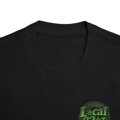 Growers Division T-Shirt – "Local 32 Oz" Cannabis & Craft Beer Graphic Tee