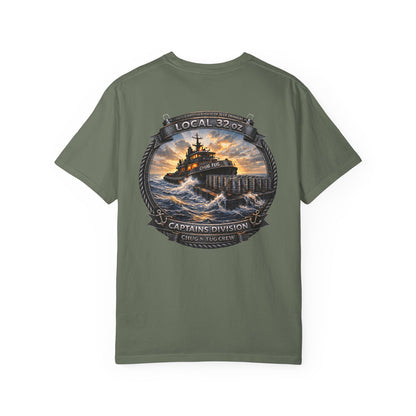 Local 32oz Captains Division Graphic Tee. Heavy Cotton