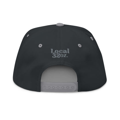 Embroidered Flat Bill Cap