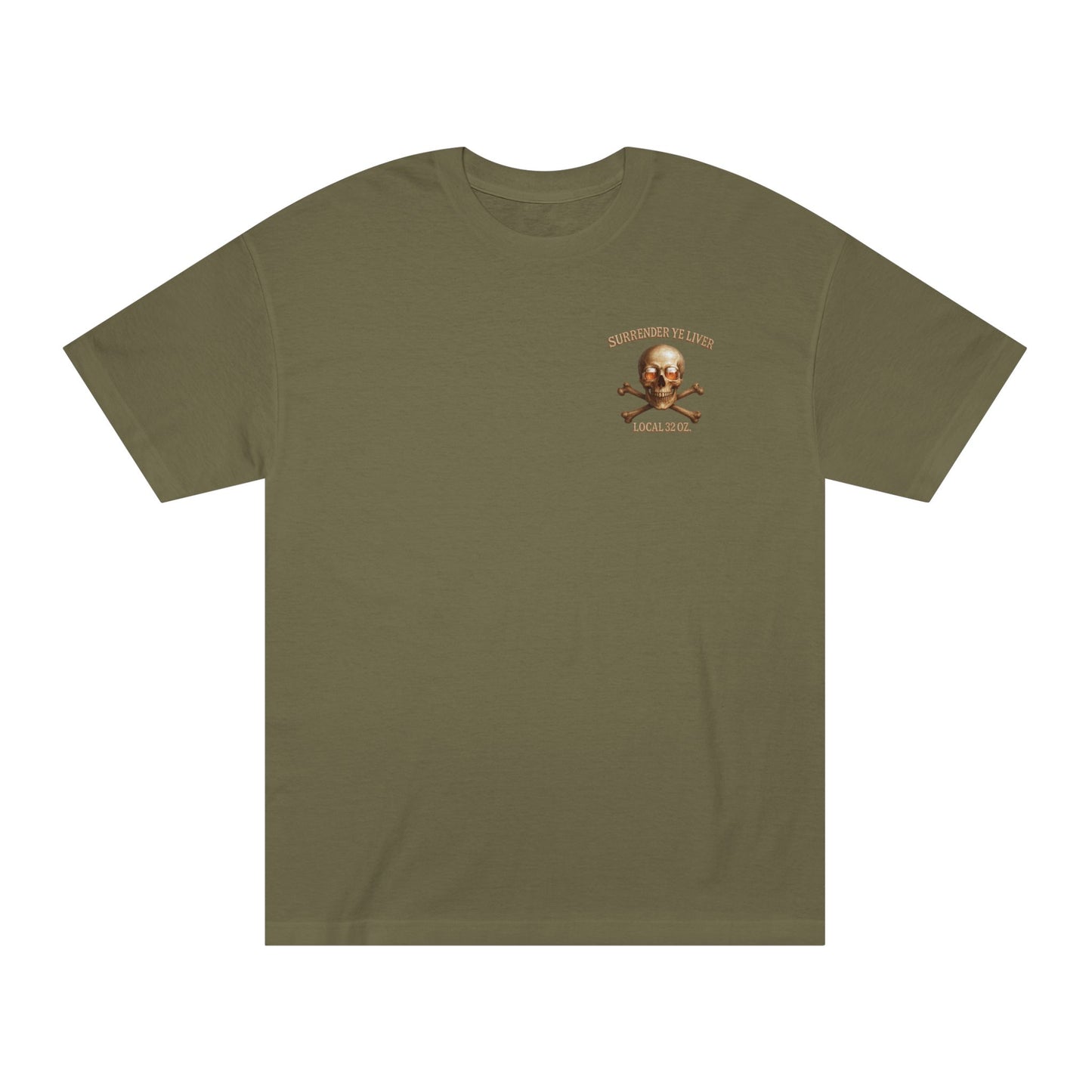 Skull and Bones- Local 32 oz.  Heavy cotton.