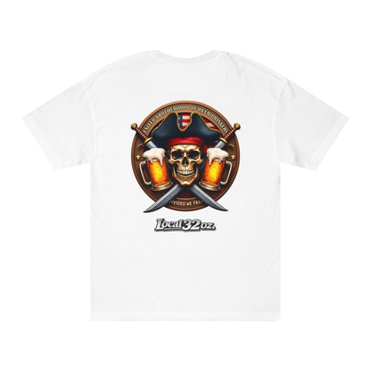 Local 32 oz. Pirate Tee. Heavy cotton American Apparel.