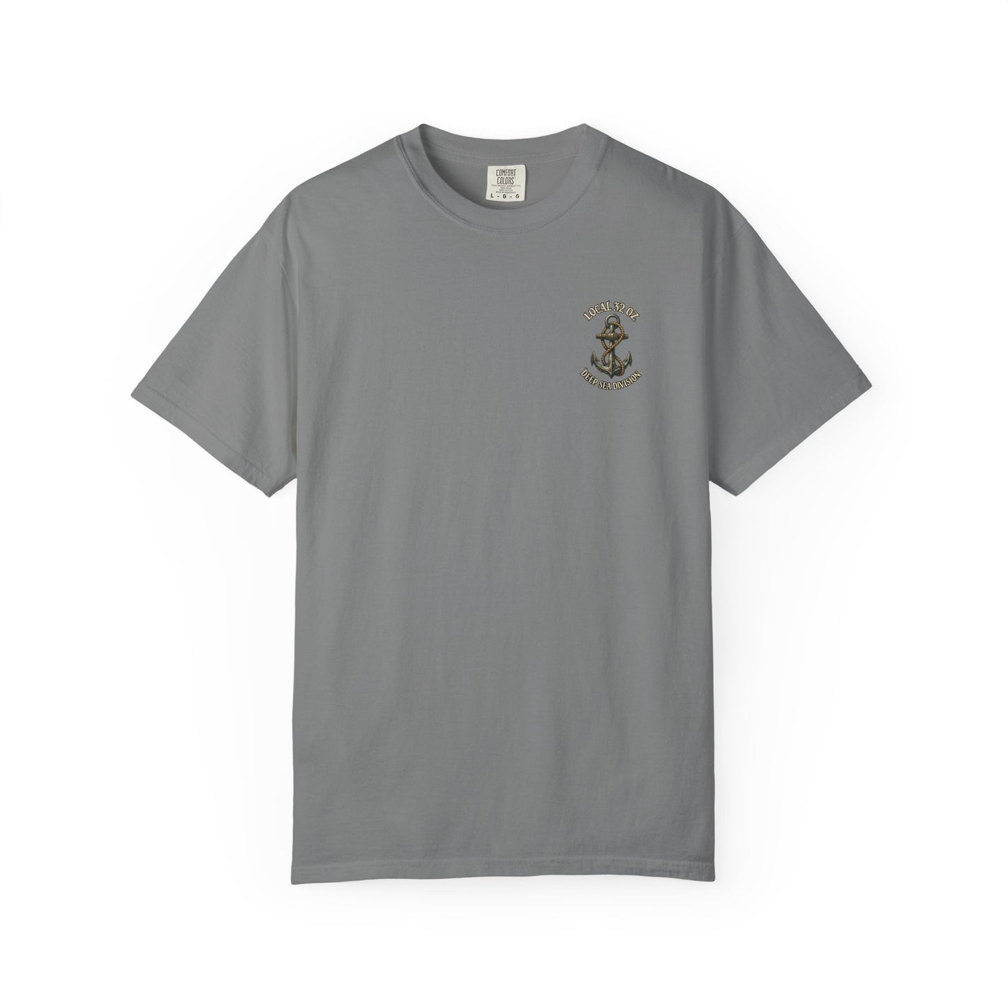 Anchor T-Shirt — "Local 32 oz. Deep Sea Division" Nautical Graphic Tee