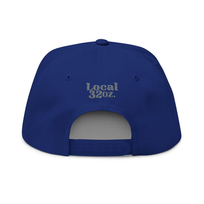 Embroidered Flat Bill Cap