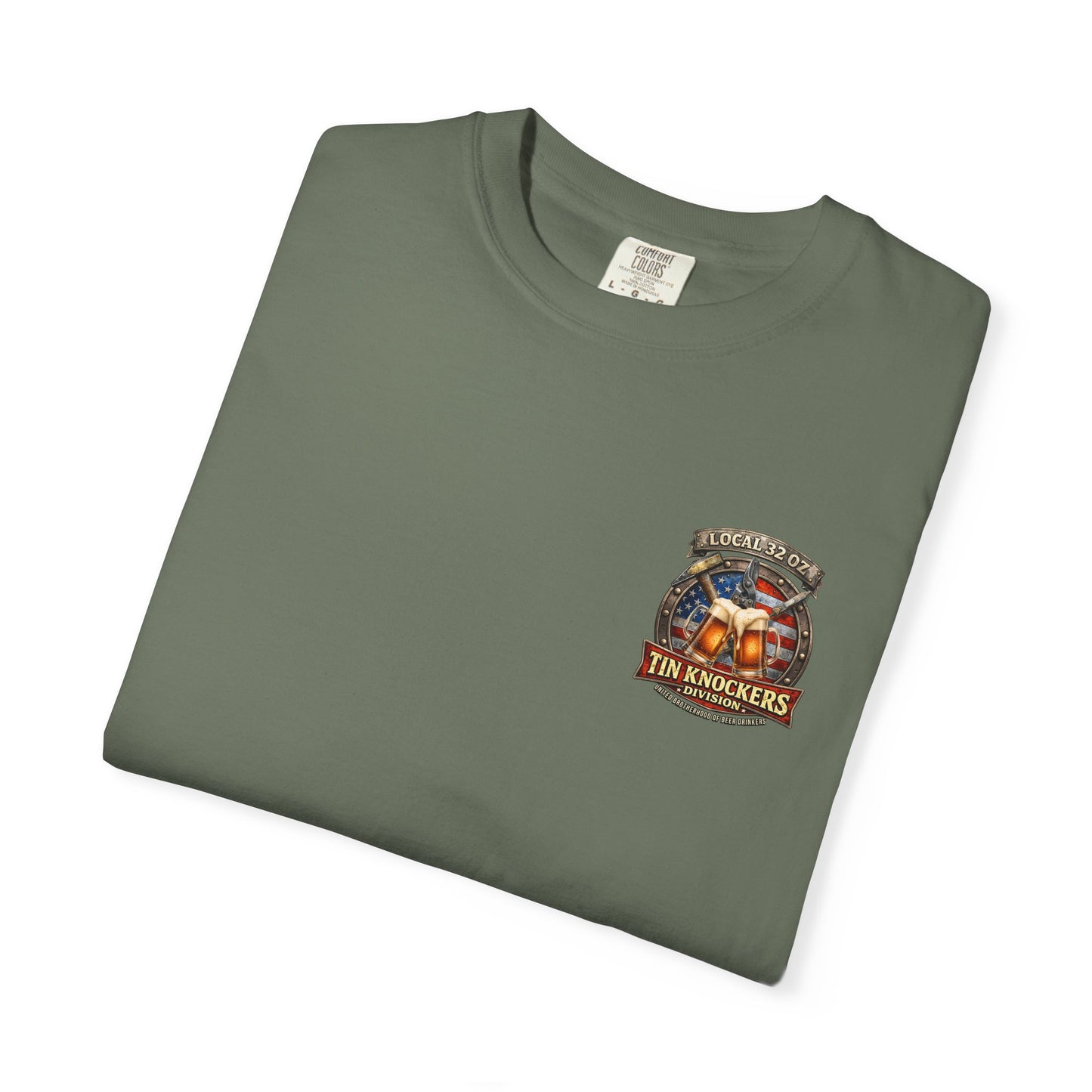Tin Knockers Division T-Shirt — Local 32 oz.