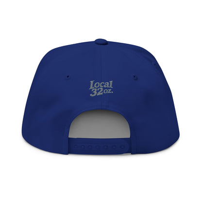 Local 32oz Embroidered Flat Bill Cap