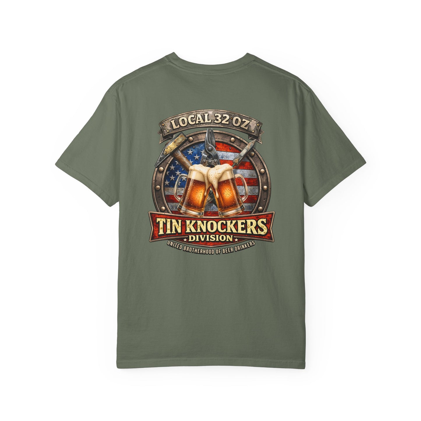 Tin Knockers Division T-Shirt — Local 32 oz.