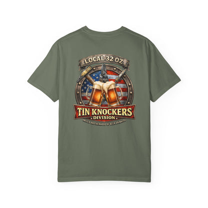 Tin Knockers Division T-Shirt — Local 32 oz.