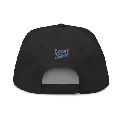 Local 32oz Embroidered Flat Bill Cap