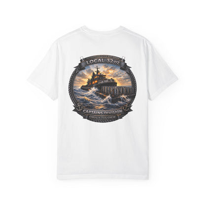 Local 32oz Captains Division Graphic Tee. Heavy Cotton