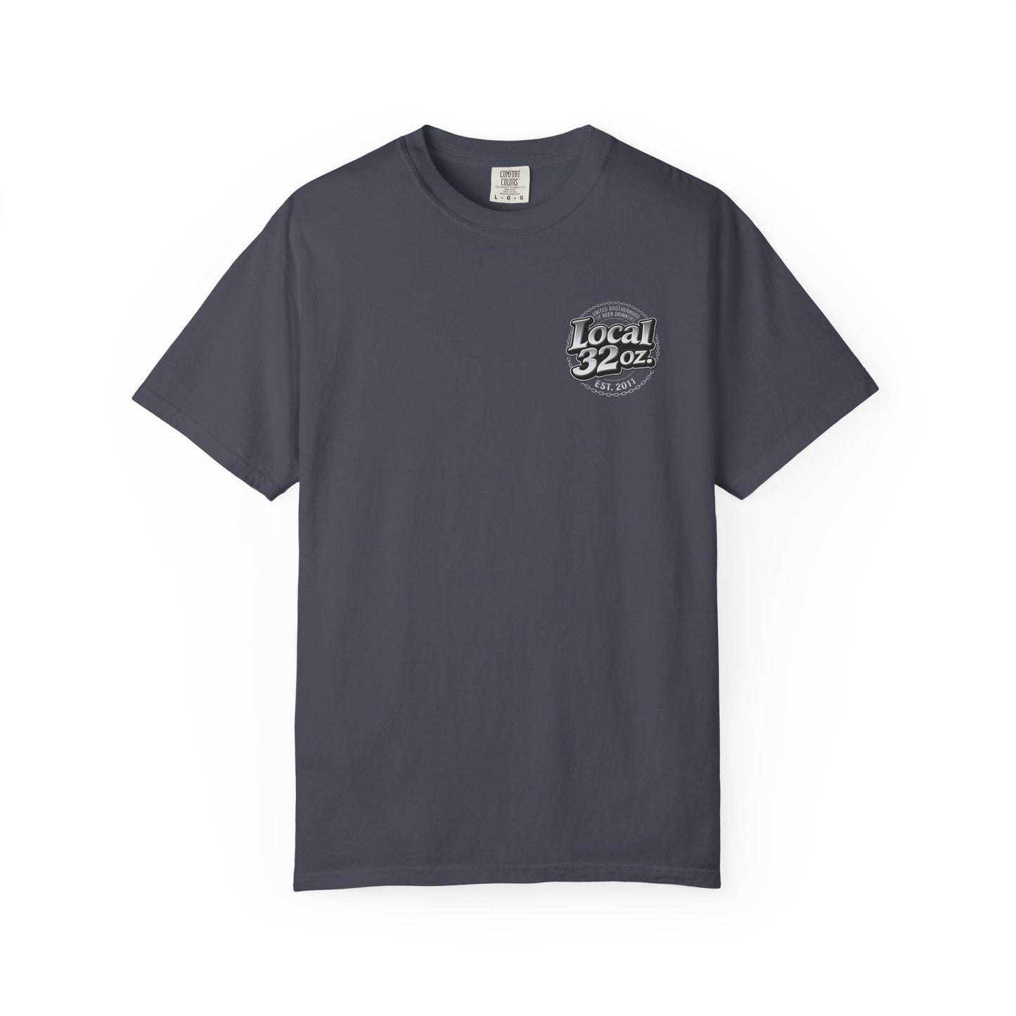 Local 32oz Captains Division Graphic Tee. Heavy Cotton
