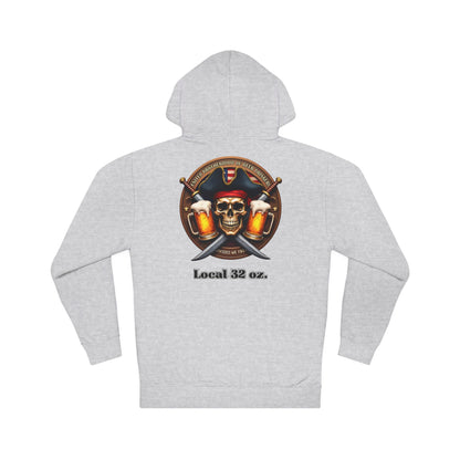 Beer Drinkers Local 32 oz. Pirate Hoodie.