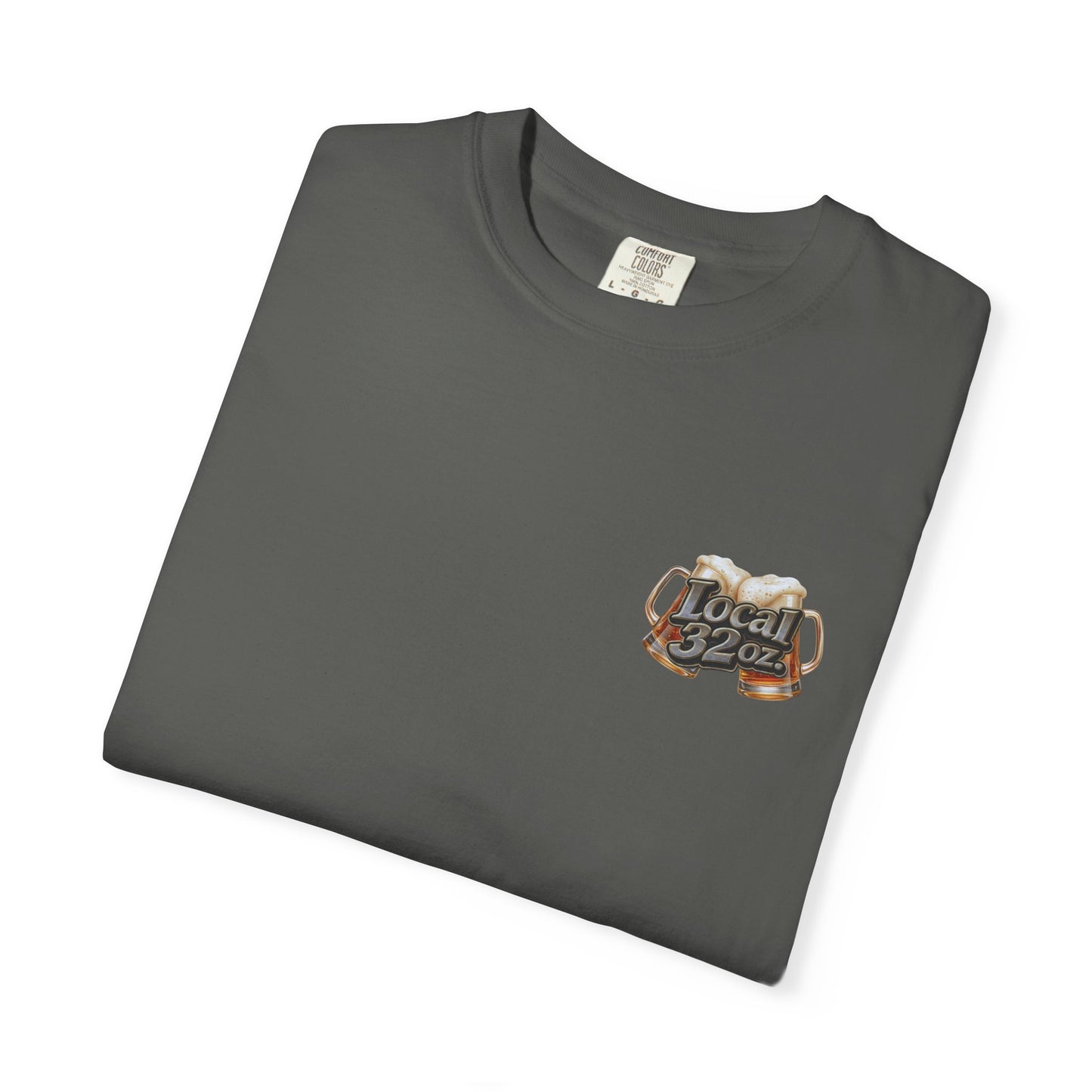 Construction Crew Graphic T-Shirt — "Local 32 oz" Heavy Equipment Design
